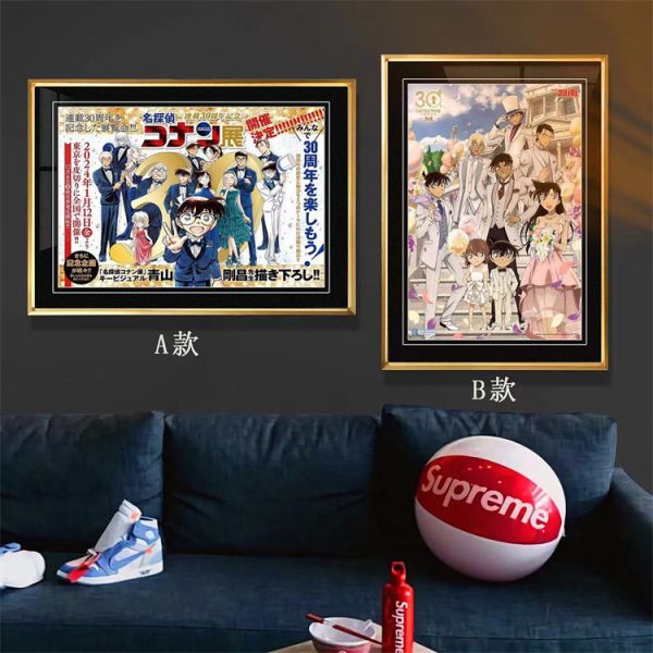 【海外代購】千鳥社 灰原哀小蘭工藤新裝飾畫 