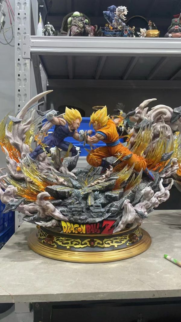 【海外代購】WL 場景對戰系列01 超二悟空vs魔化貝吉塔 