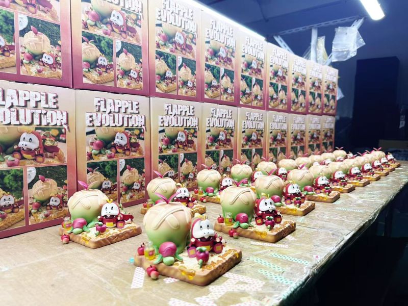 【海外代購】月影殿 蘋果家族的野餐時光 呆火鱷 啃果蟲 蘋裹龍 豐蜜龍 