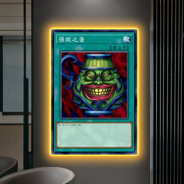 【海外代購】阿喵畫社 黑魔導女孩 超大常亮裝飾燈帶畫 