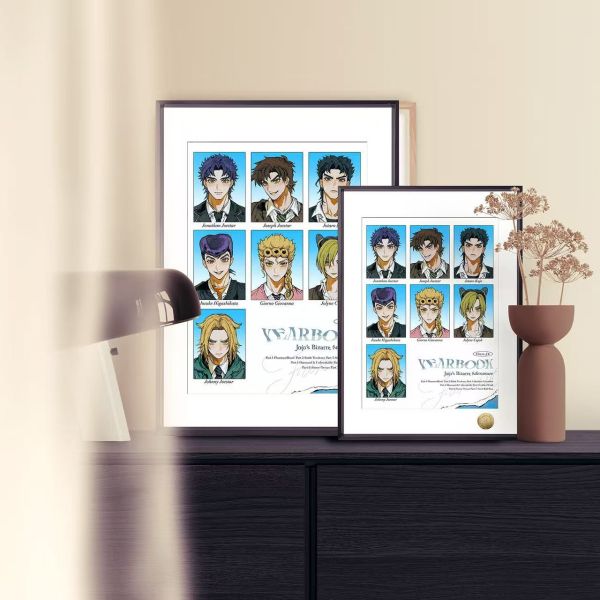 【海外代購】皇呱 JOJO校園年鑑 JOJO 的奇妙冒險裝飾畫 