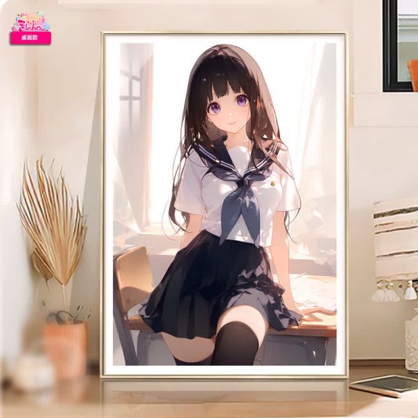 【海外代購】阿喵畫社 冰菓 課間 千反田愛瑠 超清裝飾畫 