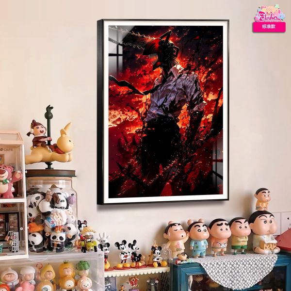 【海外代購】阿喵畫社 阿喵畫社 電鋸惡魔 暴走 電次デンジ 8k超大超清裝飾畫 