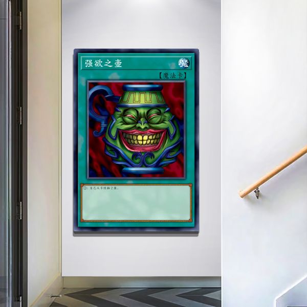 【海外代購】阿喵畫社 黑魔導女孩 超大常亮裝飾燈帶畫 