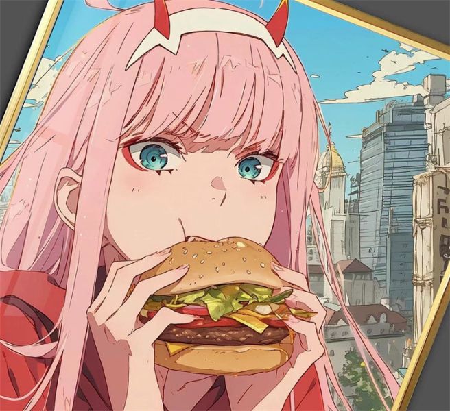 【海外代購】千鳥社 零二國家隊DARLING in the FRANXX裝飾畫 