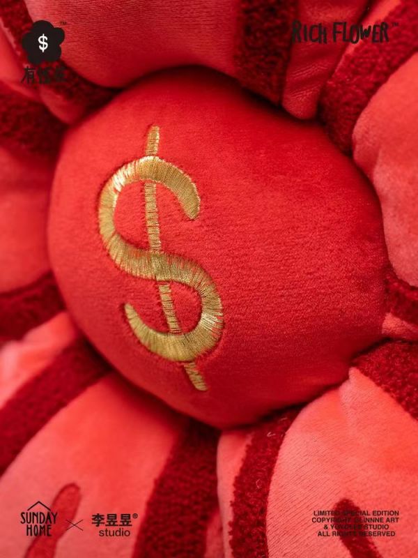 【海外代購】【65CM】SUNDAY HOME Linnne 李昱昱 RICH FLOWER 有錢窩01 