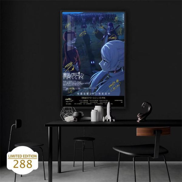 【海外代購】千鳥社 葬送的芙麗蓮菲倫休塔爾克簽名裝飾畫01 