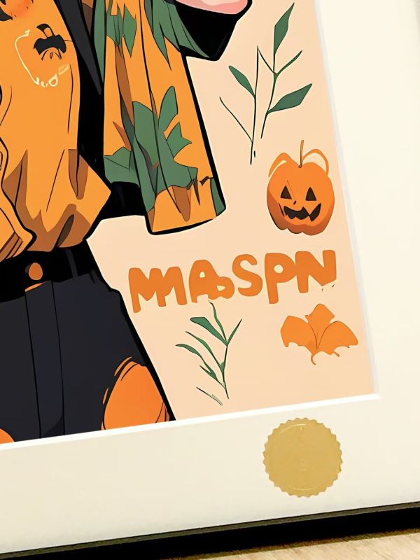 【海外代購】星空 萬聖節小哀 名偵探柯南灰原哀裝飾畫 