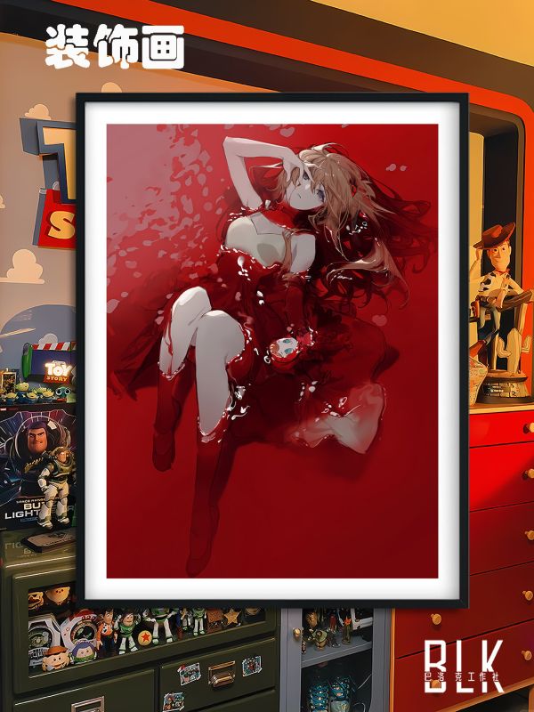 【海外代購】巴洛克 悲泣明日香EVA新世紀福音戰士初號機動漫裝飾/冰箱貼 