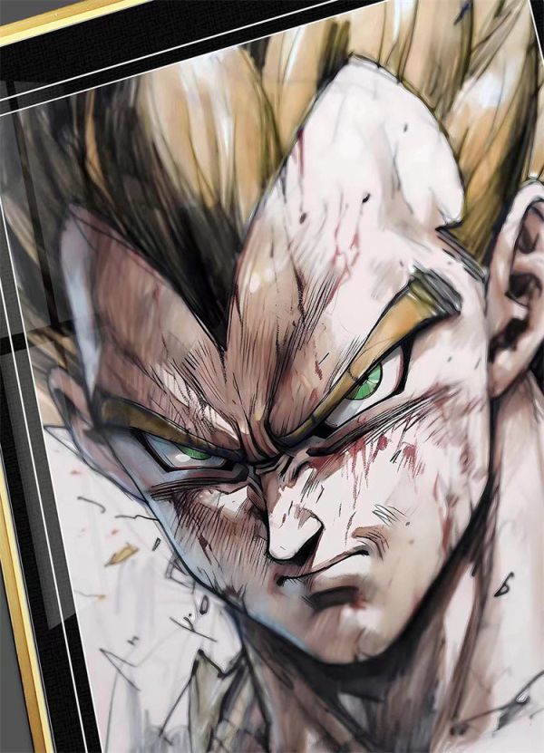 【海外代購】千鳥社 貝吉塔 單人照 超級賽亞人王子 裝飾畫01 