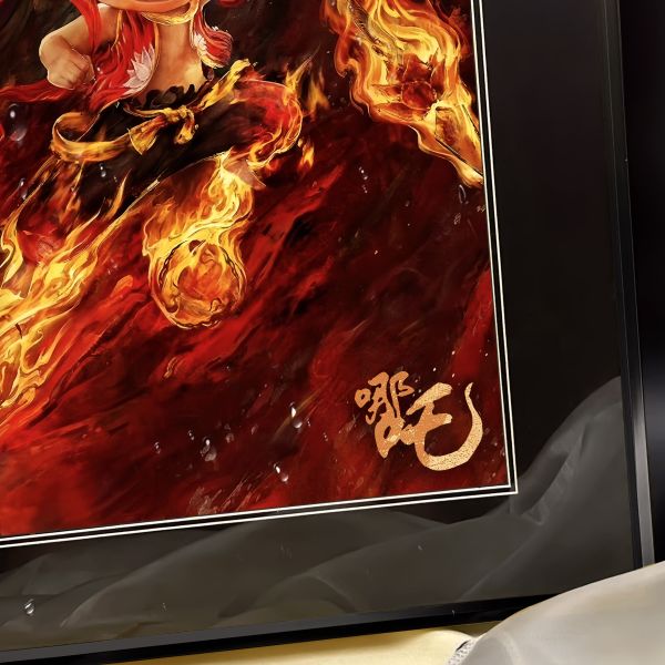 【海外代購】阿喵畫社 哪吒 展館級8k超清精裱畫 