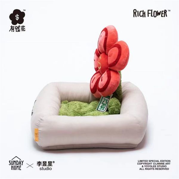【海外代購】【65CM】SUNDAY HOME Linnne 李昱昱 RICH FLOWER 有錢窩01 