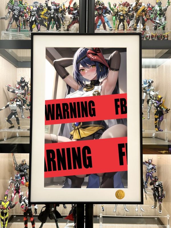 【海外代購】星空 九條裟羅 原神 Kujo Sara黑羽鳴鏑 裝飾畫 