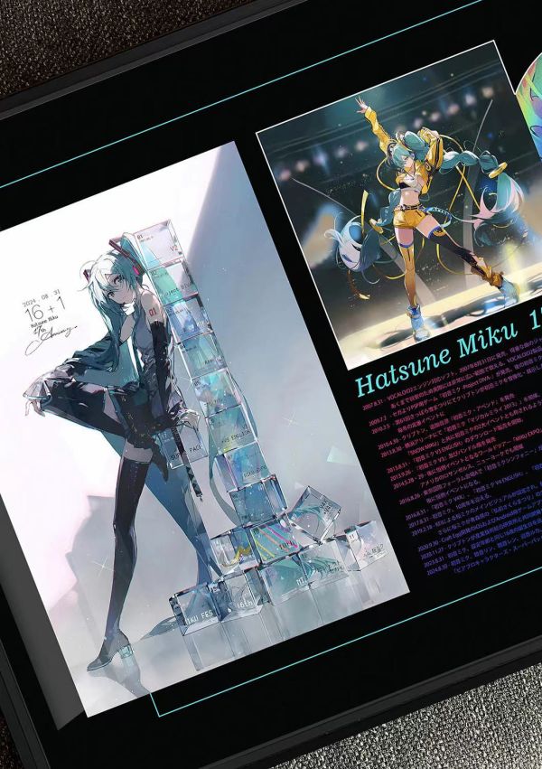 【海外代購】千鳥社 初音未來17週年miku公主殿下CD簽名聲優裝飾畫 