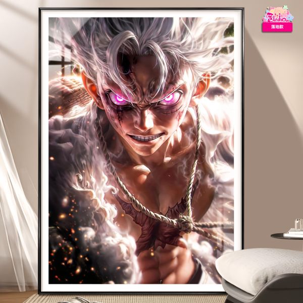 【海外代購】阿喵畫社 心臟聲！ 太陽神尼卡 五檔魯夫 8k超大超清裝飾畫 