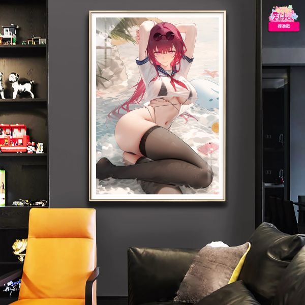 【海外代購】阿喵畫社 海風吹吹 卡芙卡 8k超大超清裝飾畫 