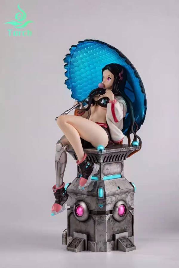 【海外代購】【42CM】Torch Studio 鬼滅之刃賽博計劃--第二彈灶門禰豆子 雙比例 