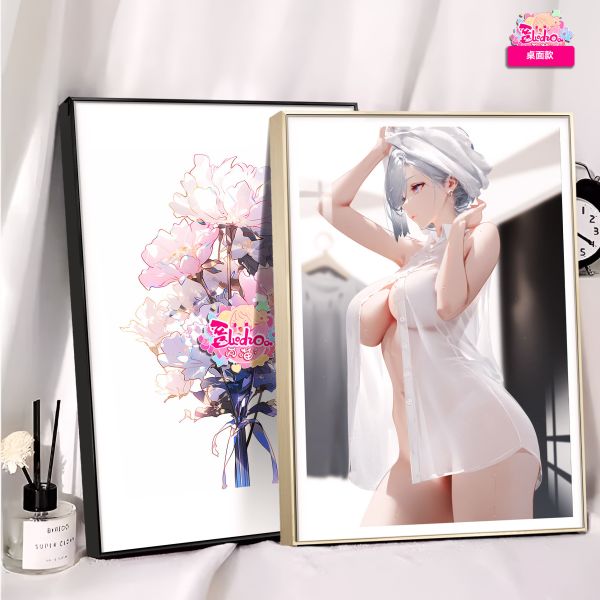 【海外代購】阿喵畫社 原神 浴 申鶴 8k超大高清裝飾畫 