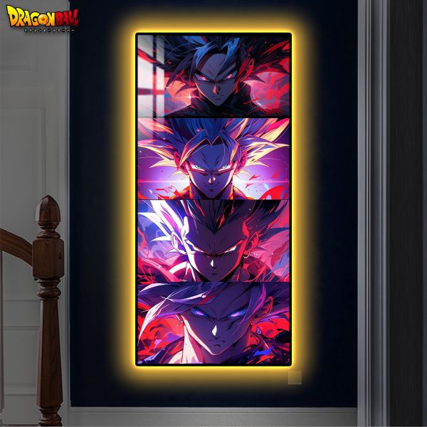 【海外代購】阿喵畫社 七龍珠 床頭超長燈帶畫 