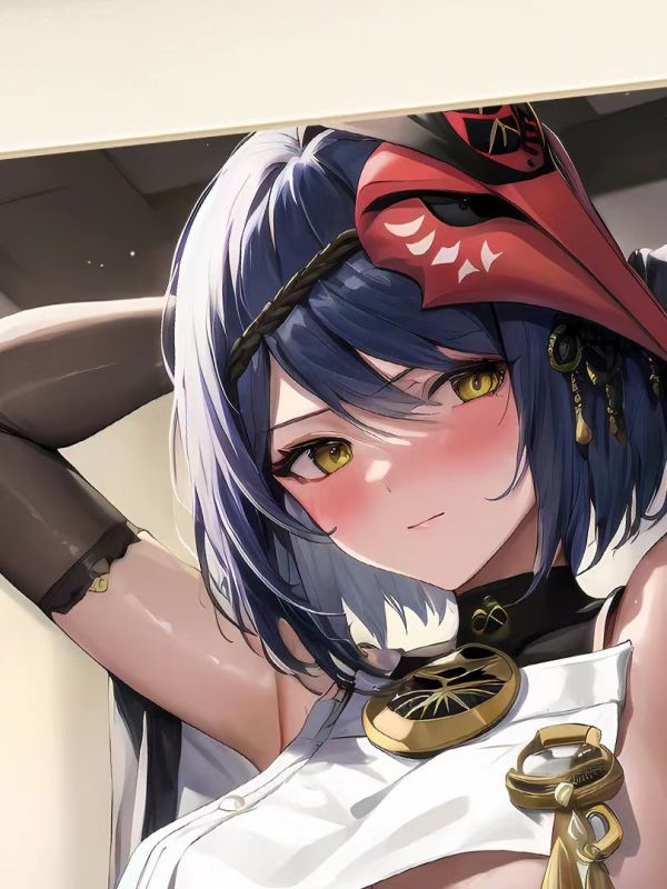 【海外代購】星空 九條裟羅 原神 Kujo Sara黑羽鳴鏑 裝飾畫 