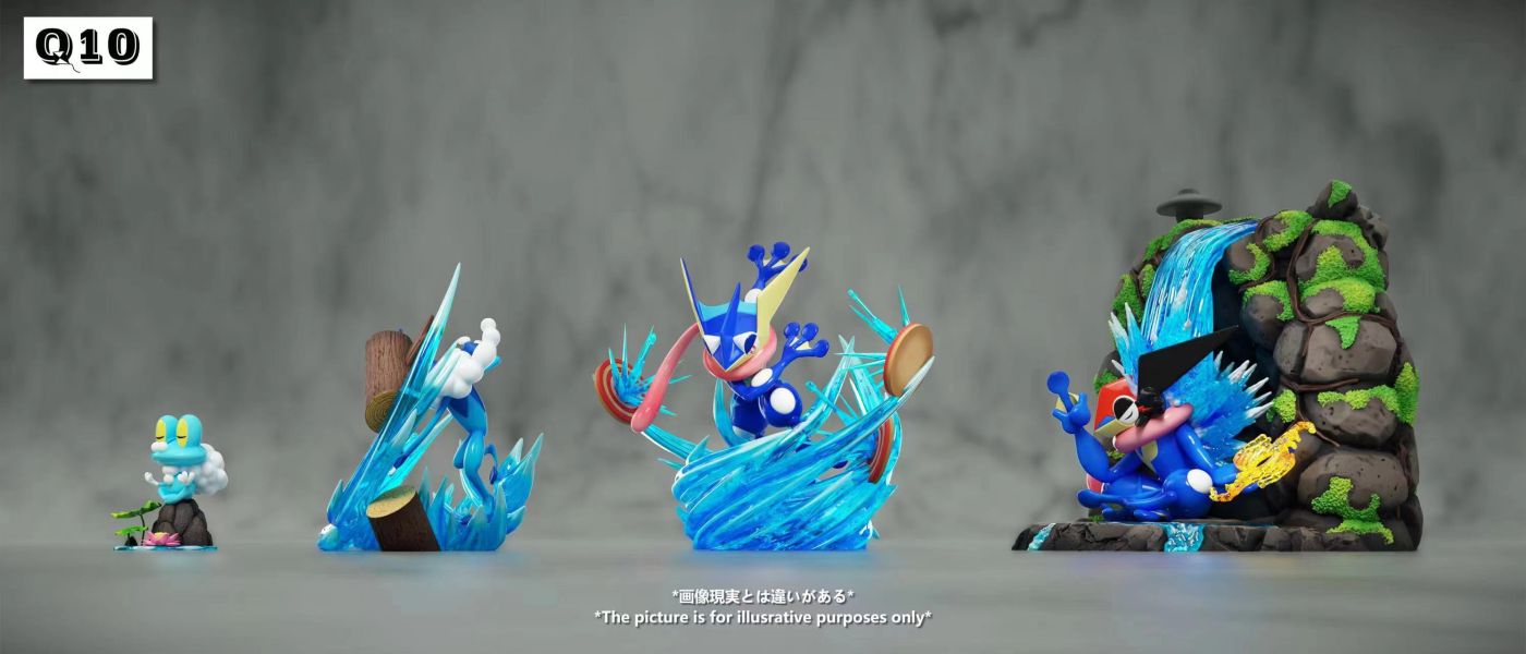 【預定】Q10 寶可夢圖鑑1/20 忍蛙進化組 