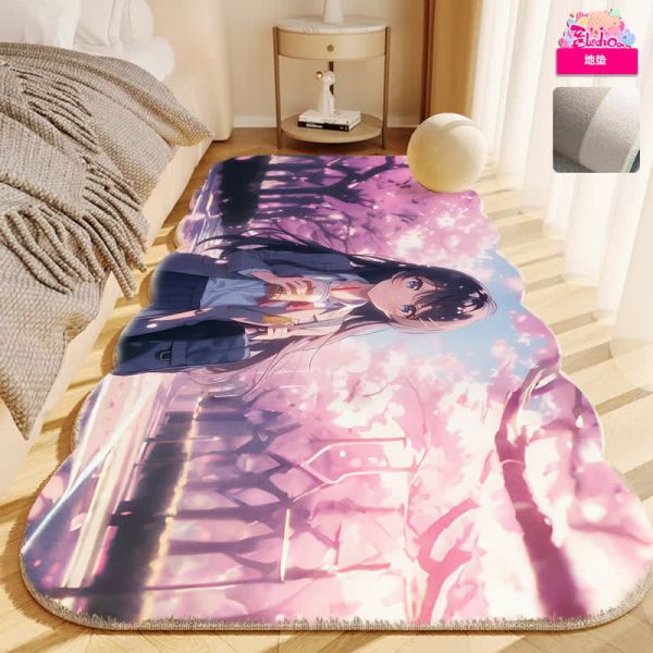 【海外代購】阿喵畫社 櫻花季 櫻島麻衣 8k超大超清裝飾畫 滑鼠墊 地墊 