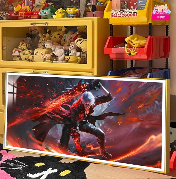 【海外代購】阿喵畫社 鬼泣 魔劍但丁 大橫款超清裝飾畫 