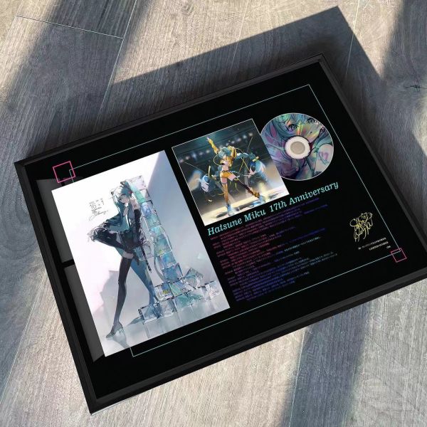 【海外代購】千鳥社 初音未來17週年miku公主殿下CD簽名聲優裝飾畫 