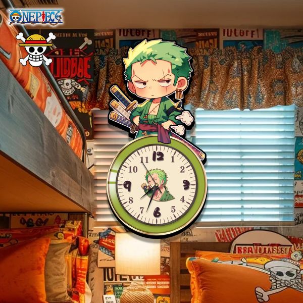 【海外代購】阿喵畫社 索隆鐘錶 海賊王異形時鐘 