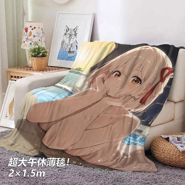 【海外代購】千鳥社 《錦木千束泳池》莉可麗絲Lycoris Recoil午睡毯地毯裝飾畫 