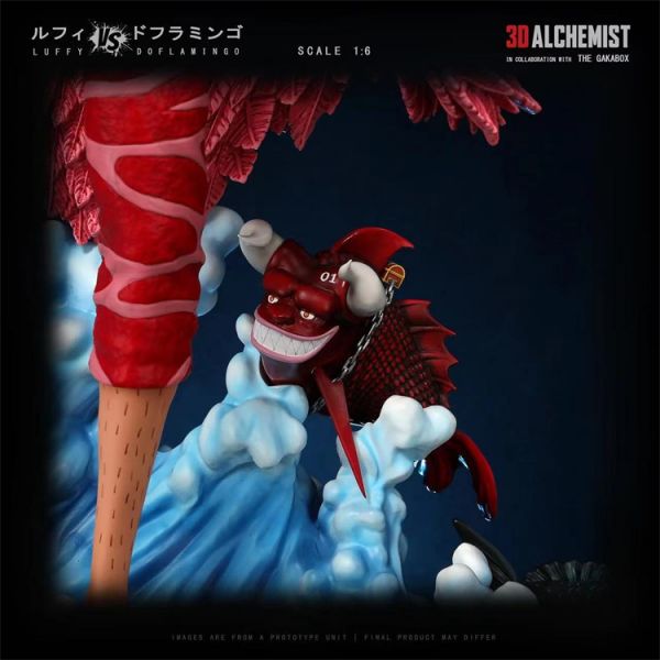 【海外代購】【51.3CM】3DA工作室 明哥vs路飛 