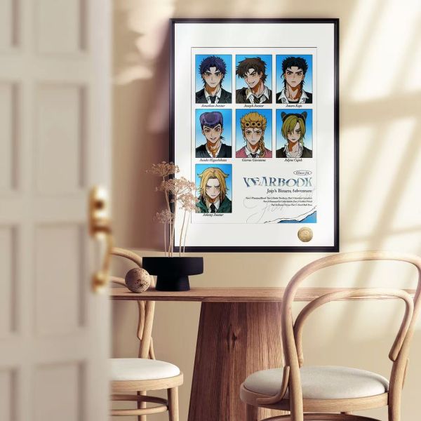 【海外代購】皇呱 JOJO校園年鑑 JOJO 的奇妙冒險裝飾畫 