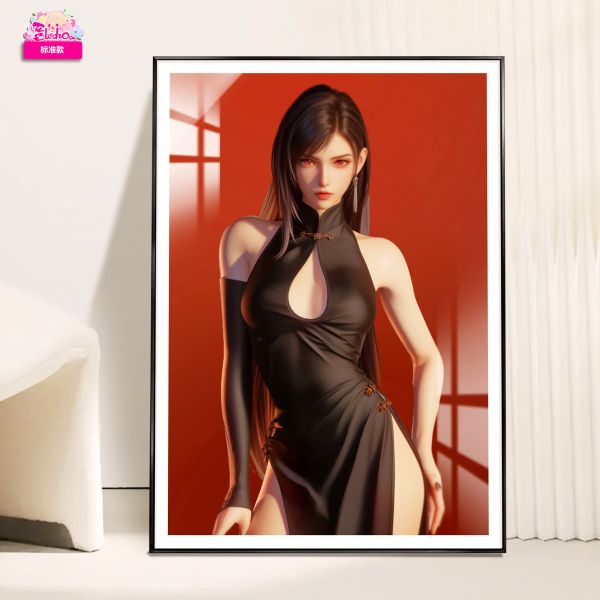 【海外代購】阿喵畫社 女明星 蒂法 8k超清裝飾畫 滑鼠墊 床頭地墊 