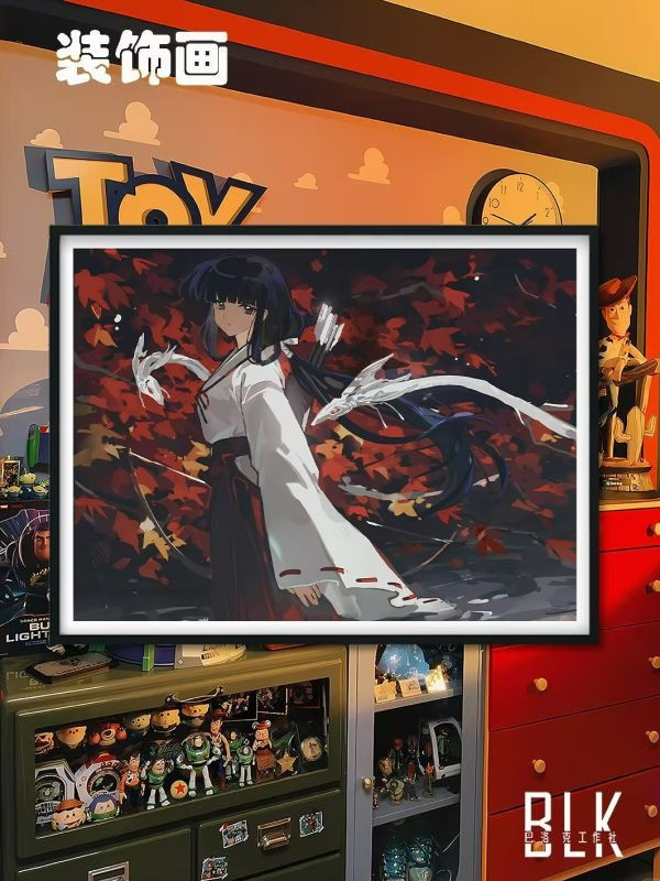 【海外代購】巴洛克 桔梗犬夜叉聖大人裝飾畫/冰箱貼 