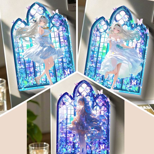 【海外代購】阿喵畫社 動漫冰箱貼第十三彈 高透亞克力磁吸冰箱貼 