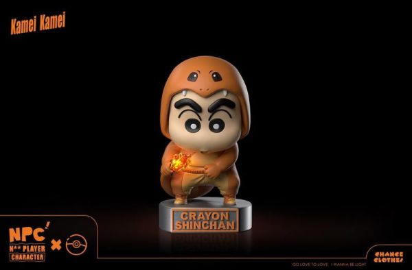 【海外代購】NPC 蠟筆小新 第二彈 小新 變裝 妙蛙種子 小火龍 傑尼龜 