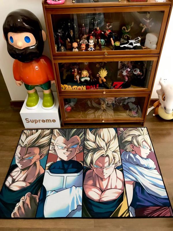 【海外代購】【120*80CM】星空 龍珠超級賽亞人床邊臥室書房客廳地毯 