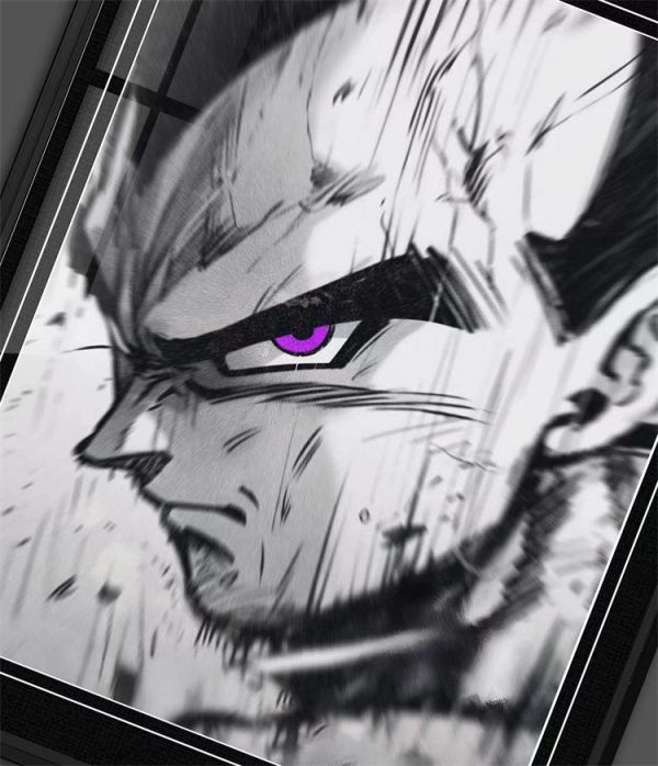 【海外代購】千鳥社 貝吉塔 單人照 超級賽亞人王子 裝飾畫01 