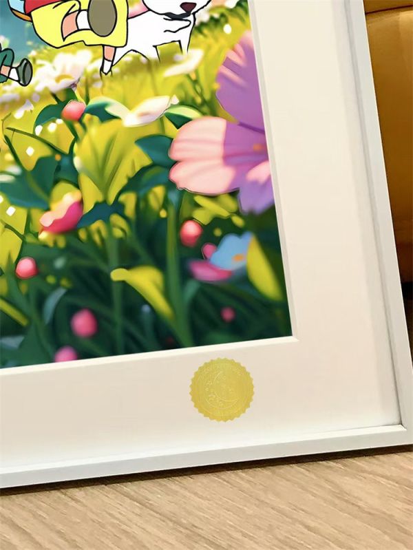 【海外代購】星空 《出遊春日部》蠟筆小新正男阿呆風間裝飾畫 