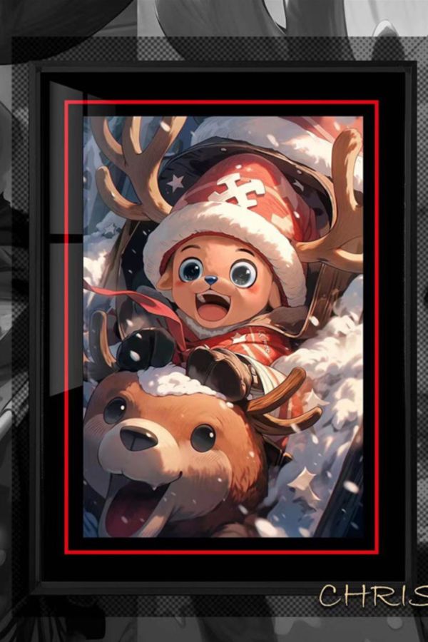 【海外代購】千鳥社 喬巴聖誕 東尼托尼 裝飾畫 