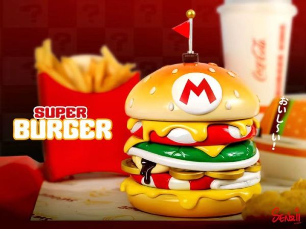 【海外代購】SENZII千紙 SUPER BURGER 超級漢堡 