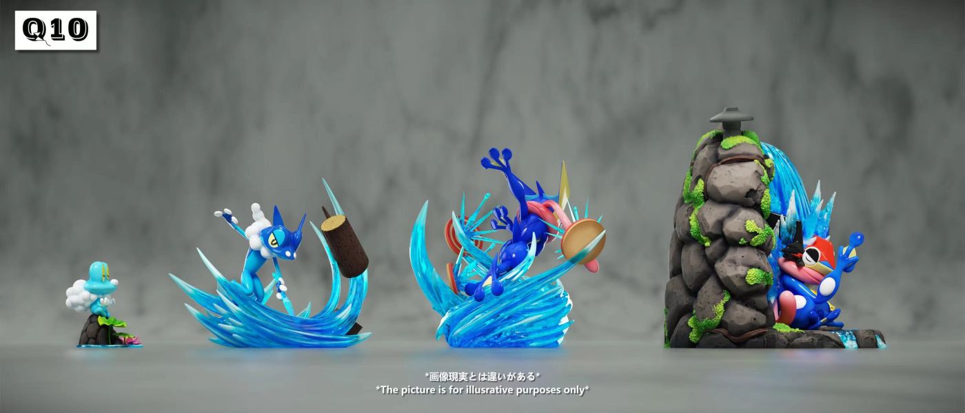 【預定】Q10 寶可夢圖鑑1/20 忍蛙進化組 