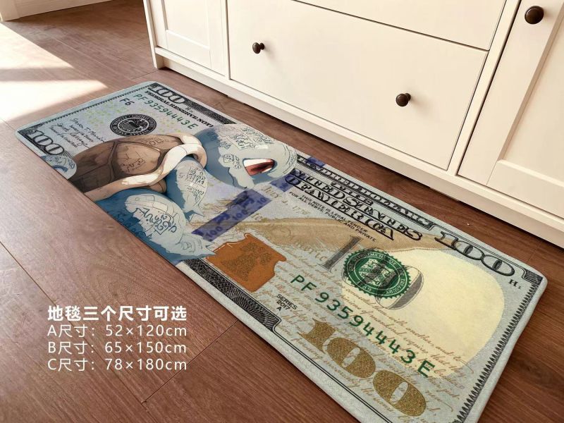 【海外代購】千鳥社 傑尼龜美元 精靈寶可夢傑尼龜美元地毯招財潮流畫 