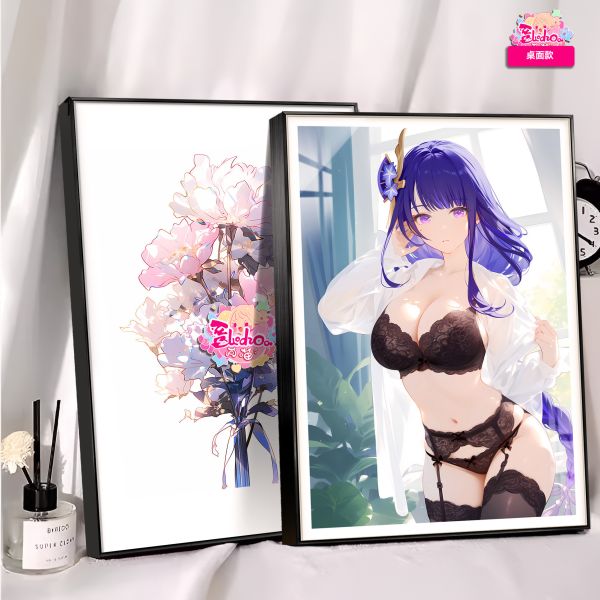 【海外代購】阿喵畫社 羞羞 雷電將軍 8k超大超清裝飾畫 