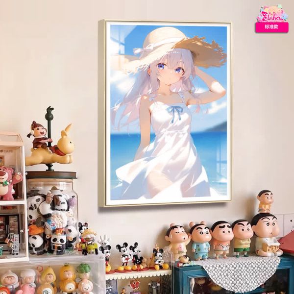 【海外代購】阿喵畫社 魔女之旅 海風吹吹 伊蕾娜 超清裝飾畫 