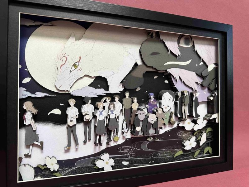 【海外代購】凹凸 Panda 夏目友人帳立體畫 