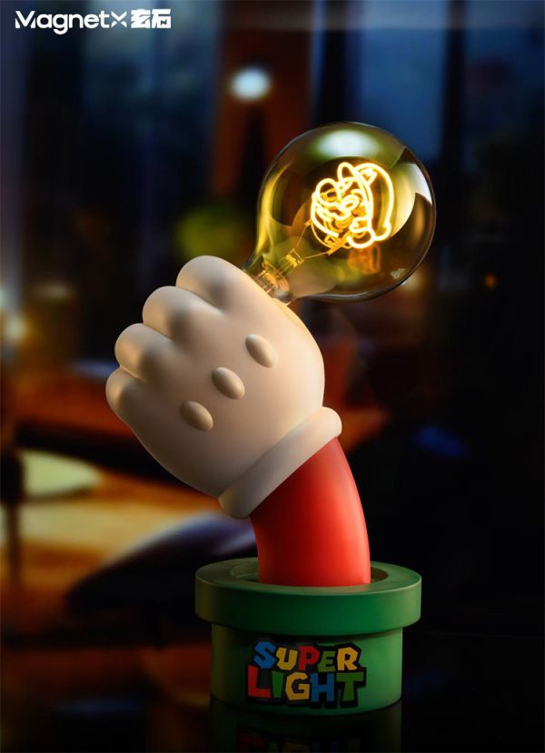 【預定】玄石 水管工潮玩超級燈家居擺件 