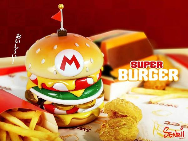 【海外代購】SENZII千紙 SUPER BURGER 超級漢堡 