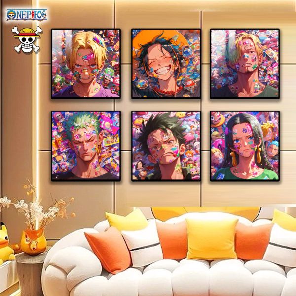 【海外代購】阿喵畫社 海賊王大頭貼九宮格 