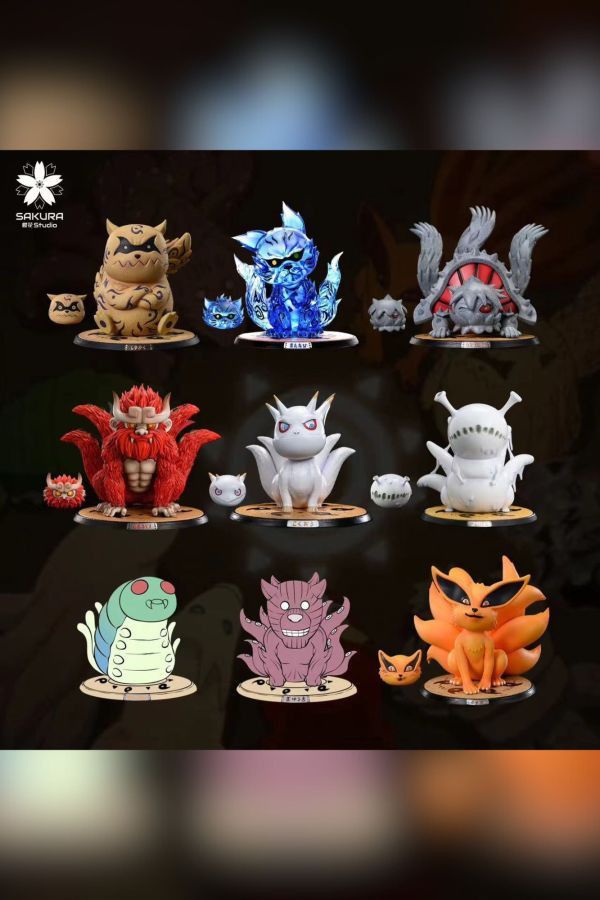 【系列代購】櫻花 火影童年尾獸系列 01~09 